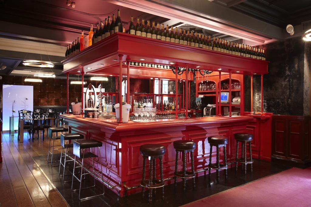 호텔 로페스 데 하로 빌바오 외부 사진 The bar at the restaurant